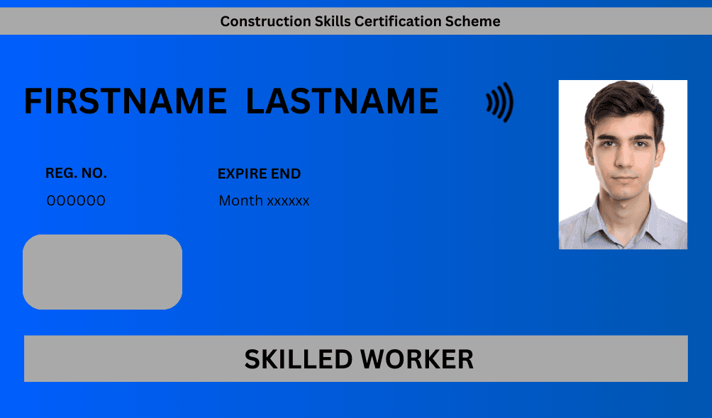 CSCS Blue Skilled Worker Card sample